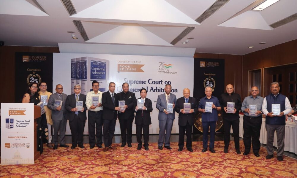  Book Release: Supreme Court on Commercial Arbitration by Dr. Manoj Kumar