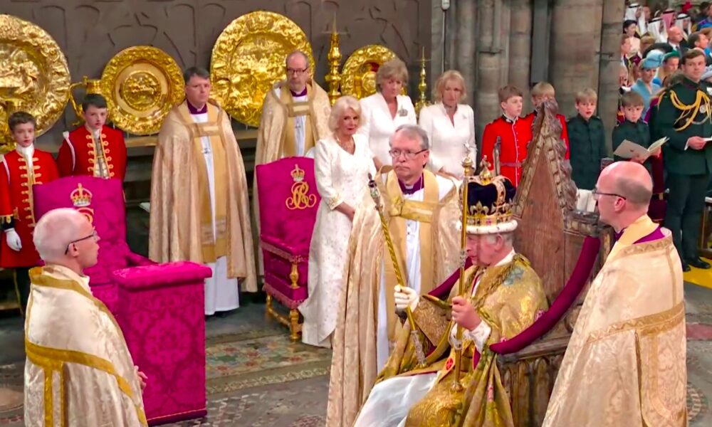  King Charles III, Queen Camilla crowned at Westminster Abey in London