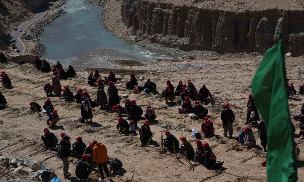  Susan Sarandon thanks volunteers for planting over 100k saplings in Ladakh