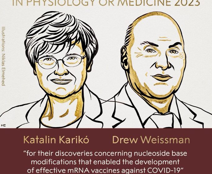  2023 Nobel for Medicine awarded for mRNA vax against Covid