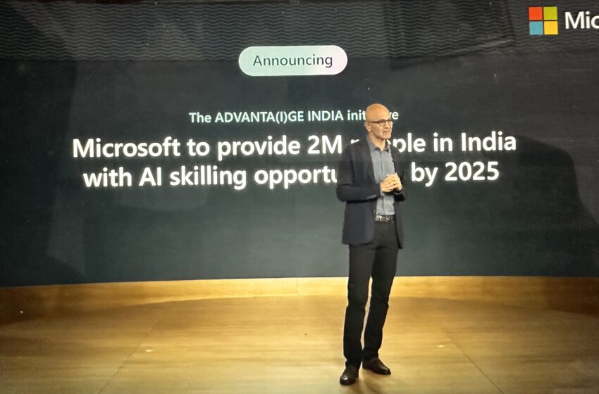  Microsoft to skill 2 mn Indians in AI, to further invest in country: Satya Nadella